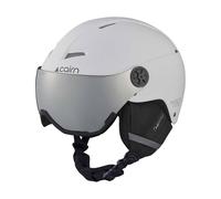 Casque de ski à visière CAIRN Android Visor (MAT WHITE GRAY) 59-60