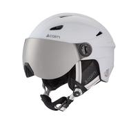 Cairn - Casque de ski/snowboard à visière - Electron Visor Blanc Mat - Taille 59-60 cm Blanc 59-60 cm