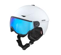 Cairn - Casque de ski/snowboard - Rise Visor Pure Mat White - Taille 56-57 cm - Blanc Blanc 56-57 cm