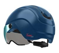 Cairn Casque vélo Fuse Visor Urban – Visière – Bleu Mat Metallic Navy – Taille L