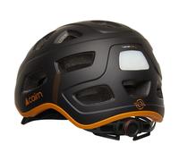 Cairn Casque vélo Quartz – LED USB – Noir Cognac