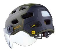 Cairn - Casque vélo urbain - Quartz - Visière, LED USB, MIPS - Taille M (52-58 cm)