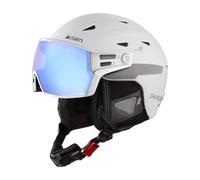 Cairn - Casques de ski/snowboard à visière - Shuffle S-Visor Evolight Nxt® White - Taille 59-61 cm - Blanc Blanc 59-61 cm