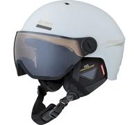 Cairn - Eclipse Rescue Photochromic - Casque ski avec visière homme Mat White - 59-61 cm