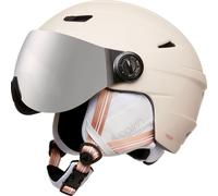 Cairn - Electron Visor Cat 3 - Casque ski avec visière Powder pink - 53-54 cm