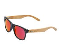 Lunettes Cairn Bike Hybrid marron avec verres polarisés rouge orange