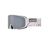 Cairn - Masque de ski/snowboard - Bera M Pure CLX3 - Bera M Pure CLX3 Mat Lime Stone en Silicone - Blanc Blanc