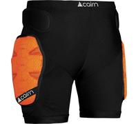 Short de protection cairn proxim d3o noir orange unisexe
