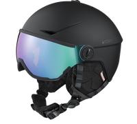 Casque de ski CAIRN RISE VISOR PURE (MAT BLACK CAMELEON) 54-56