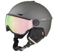 Cairn - Rise Visor Pure Cat 3 - Casque ski avec visière Mat Khaki Lime - 58 - 61 cm
