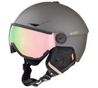 Cairn - Rise Visor Pure Khaki Lime - M - Casque de ski avec visière