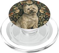 Cairn Terrier de blé dans Un Jardin Floral Style William Morris PopSockets PopGrip pour MagSafe