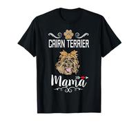 Cairn Terrier Mama Dog Lover Puppy Dog Mom Mothers Day T-Shirt