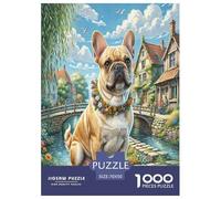 Cairn Terrier Puzzle 1000 Pieces Cadeau Unique Jeu ÉduChatif Challenge Toy À De Qualité Supérieure Peinture Art pour Adultes Et Enfants À Partir De 12 Ans 70x50cm/1000pcs