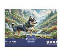 Cairn Terrier Puzzle 1000 Pièces Cadeau Unique Jeu ÉduChatif Challenge Toy À De Qualité Supérieure Peinture Art pour Adultes Et Enfants 38x26cm/1000pcs