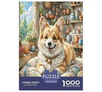 Cairn Terrier Puzzles 1000 Pièces Cadeau Unique Jeu ÉduChatif Challenge Toy À De Qualité Supérieure Peinture Art pour Adultes Et Enfants 70x50cm/1000pcs
