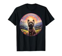 Cairn Terrier Rainbow Bridge Décoration pour Chiot T-Shirt Graphique avec Valeur