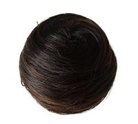 CAISHA 100% REAL HAIR Chignons Pièce De Cheveux Chignon Hepburn Chignon Cravate De Cheveux Brun Foncé Mélange H311i
