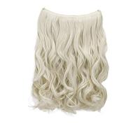 CAISHA 50cm 1 Extension De Trame Avec Bande Elastique Extensions De Cheveux Postiche Ondulé Blond Clair E117-1
