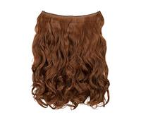 CAISHA 50cm 1 Extension De Trame Avec Bande Elastique Extensions De Cheveux Postiche Ondulé Brun Cuivré E115-1