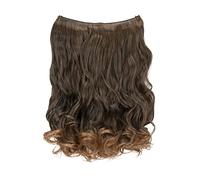 CAISHA 50cm 1 Extension De Trame Avec Bande Elastique Extensions De Cheveux Postiche Ondulé Mélange Brun E121-1