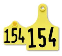 Caisley Boucles pour oreilles PrimaFlex Taille 3 - 90x62mm marquées des deux côtés, sachet de 25 pièces