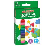 CAISSE 12 PLASTILINE ALPINE 17 grs.NÉON