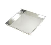 Caisse À Génoise - Fer Blanc - 400x300 Mm Int / 414x314 Mm Ext - H 35 Mm