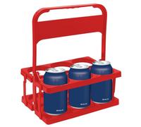 Caisse à Lait | Support de présentation de Bouteille de bière à 6 Trous | Support de Rangement Pliable et réutilisable pour Voitures, Mariages, Famille