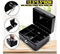 Caisse À Monnaie Billets Monnayeur En Acier Avec 6 Compartiments