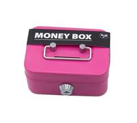 Caisse À Monnaie Verrouillable En Métal, Boite Argent Liquide, Petit Coffre Fort Avec 2 Clés, Petite Caisse Monnaie Billet Piece, Pour Enfant Adultes, 11,5 × 8,5 × 5,8 CM