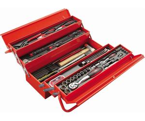 Caisse à outil métallique + 113 Outils maintenance SAM OUTILLAGE - CP-113BOX