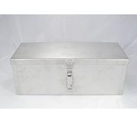 Caisse à outils 35 x 14 x 13 cm en acier inoxydable 304 Super Résistant, grande et antirouille