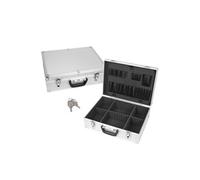 Caisse à Outils PEREL avec Compartiments Amovibles - Serrure à Clé - 457 x 330 x 152 mm