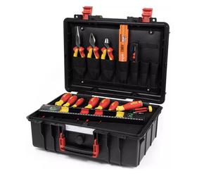 Caisse à outils Basic Set L pour électricien (18 outils) - WIHA 45530