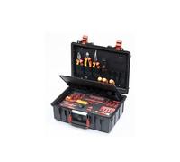 Wiha Caisse à outils Mechatronik L 45833 – 62 pièces VDE pour électricien