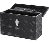 Caisse à outils en aluminium 406x190x254mm - Pour plateaux de camionnettes - Boîte de rangement pour outils - Durable et robuste