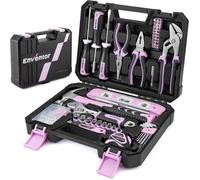 Caisse à Outils ENVENTOR 158 Pièces Malette Complète avec Tournevis, Marteau et Pinces