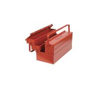 KS Tools - Caisse à outils métallique 999.0125 - 5 compartiments - 530x200x210 mm - Rouge