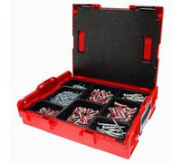 Caisse à outils L-Boxx avec un assortiment de Duopower et vis FISCHER 512669