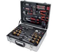 CAISSE A OUTILS - MALLETTE ALUMINIUM 129 PIECES 425 x 350 x 235 mm