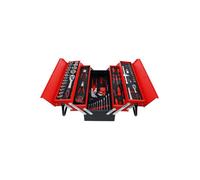 BGS Diy 6056 | Caisse à outils métallique avec assortiment d’outils | 86 pièces
