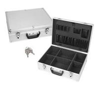 Caisse à Outils PEREL avec Compartiments Amovibles - Serrure à Clé - 457 x 330 x 152 mm