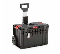 Caisse À Outils Roulante Qbrick System ONE 60 x 46 x 76.5 cm - Noir - 2 Compartiments