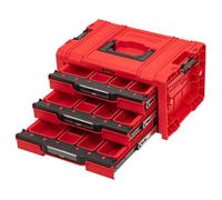 Qbrick System Caisse à outils System PRO Drawer 3 – Rouge 460×320×260 mm