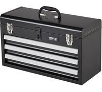 Caisse à outils VEVOR en métal, 20,5 pouces, portable, petite caisse à outils avec insert EVA, surface peinte par poudrage, organisateur d'outils multifonctionnel