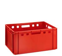 Caisse à Viande Rouge Metzgerkiste E1 E2 E3, HDPE, Empilable
