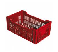 Caisse ajourée 500 x 300 x 200 mm 20 L - brique