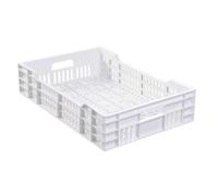Caisse ajourée 600 x 400 x 135 mm 25 L - blanc