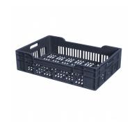 Caisse ajourée 600 x 400 x 135 mm 25 Litres - Gris